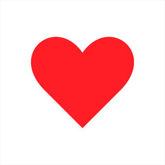 Romantic Heart Icon vector flat design in trendy style for Marriage Celebration.eps 10