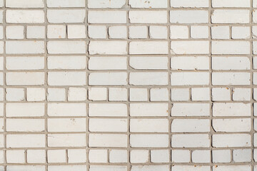 White concrete brick wall background and texture