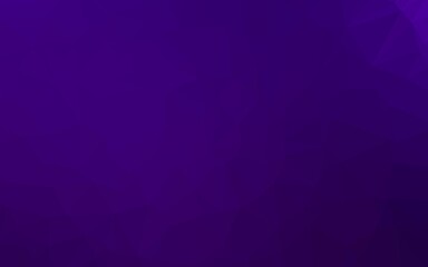 Obraz premium Dark Purple vector blurry triangle template.