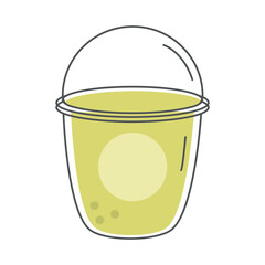 tea, smoothie fresh beverage disposable cup line and fill