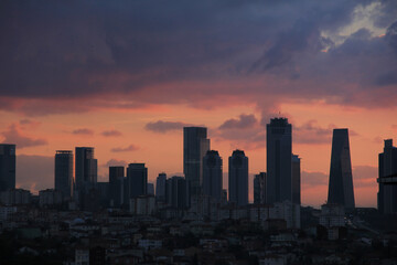 İstanbul Skyline at sunset