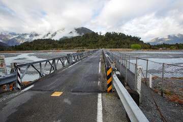 The Waiho River Bridge is located south of Franz Josef township on the Fox Glacier Highway. It was...