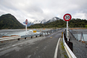 The Waiho River Bridge is located south of Franz Josef township on the Fox Glacier Highway. It was...