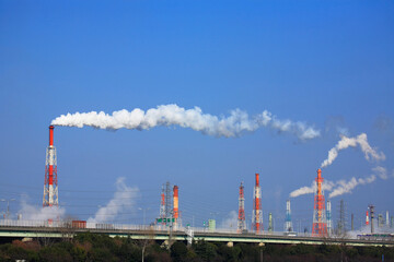 Obraz premium 工業地帯