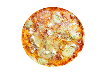 pizza cheese cheeses varieties tomato sauce fresh ingredients fast food on the table tasty serving size copy space for text food background rustic