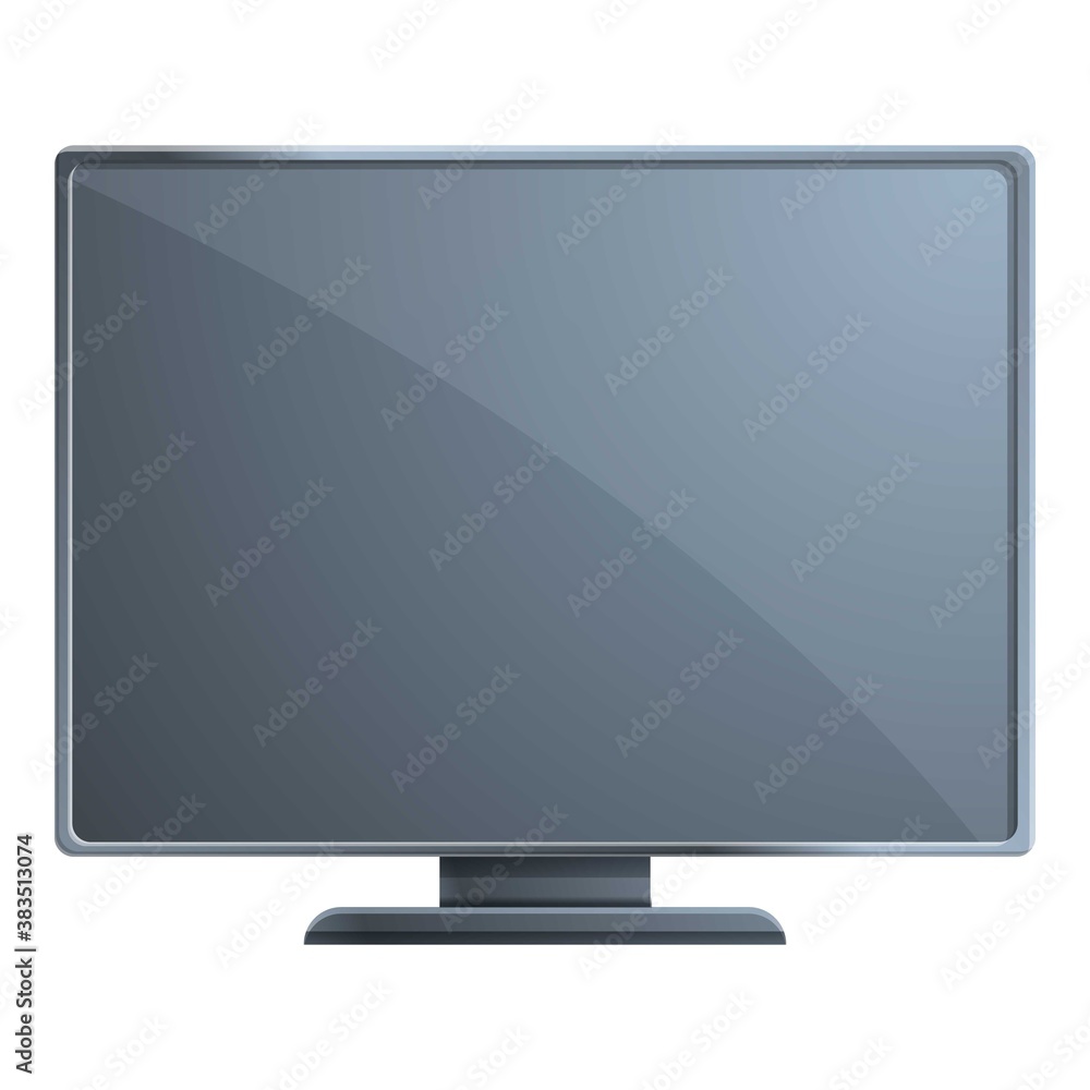 Poster ips monitor icon. cartoon of ips monitor vector icon for web design isolated on white background