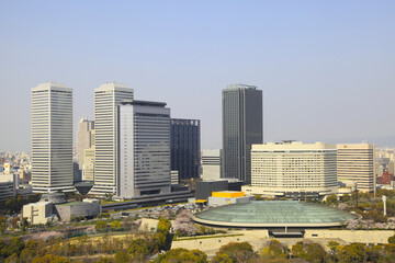 Naklejka premium 大阪ビジネスパーク