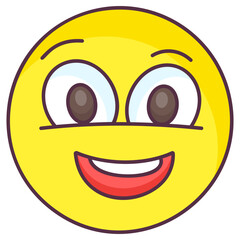 Fototapeta premium Happy Emoji 