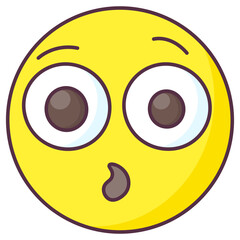 Fototapeta premium Oh Really Emoji 