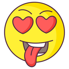 Love Struck Emoticon 