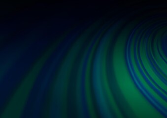 Dark BLUE vector blurred shine abstract template.