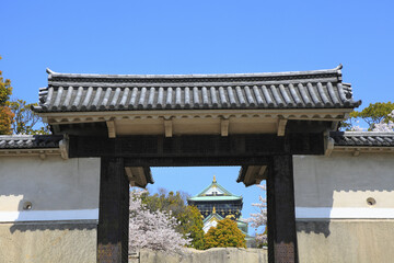 大阪城桜門