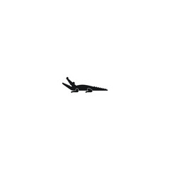 crocodile icon vector logo