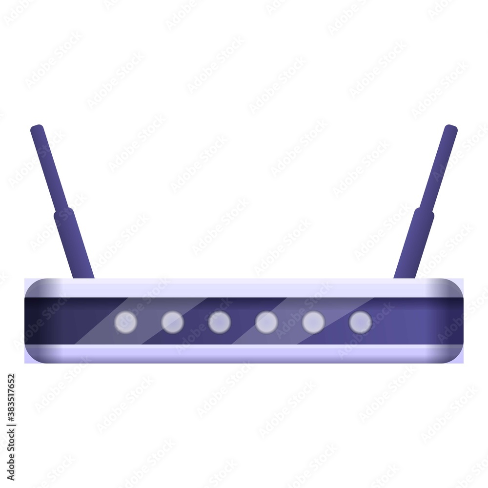 Poster wifi modem web icon. cartoon of wifi modem web vector icon for web design isolated on white backgrou