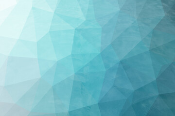 Obraz premium Abstract blue low poly background texture
