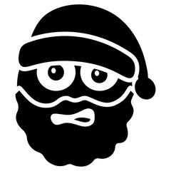 Old Santa Emoji 