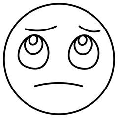 Doubtful Emoji 