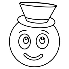 Top Hat Emoji 