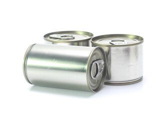 aluminum can isolated on white background