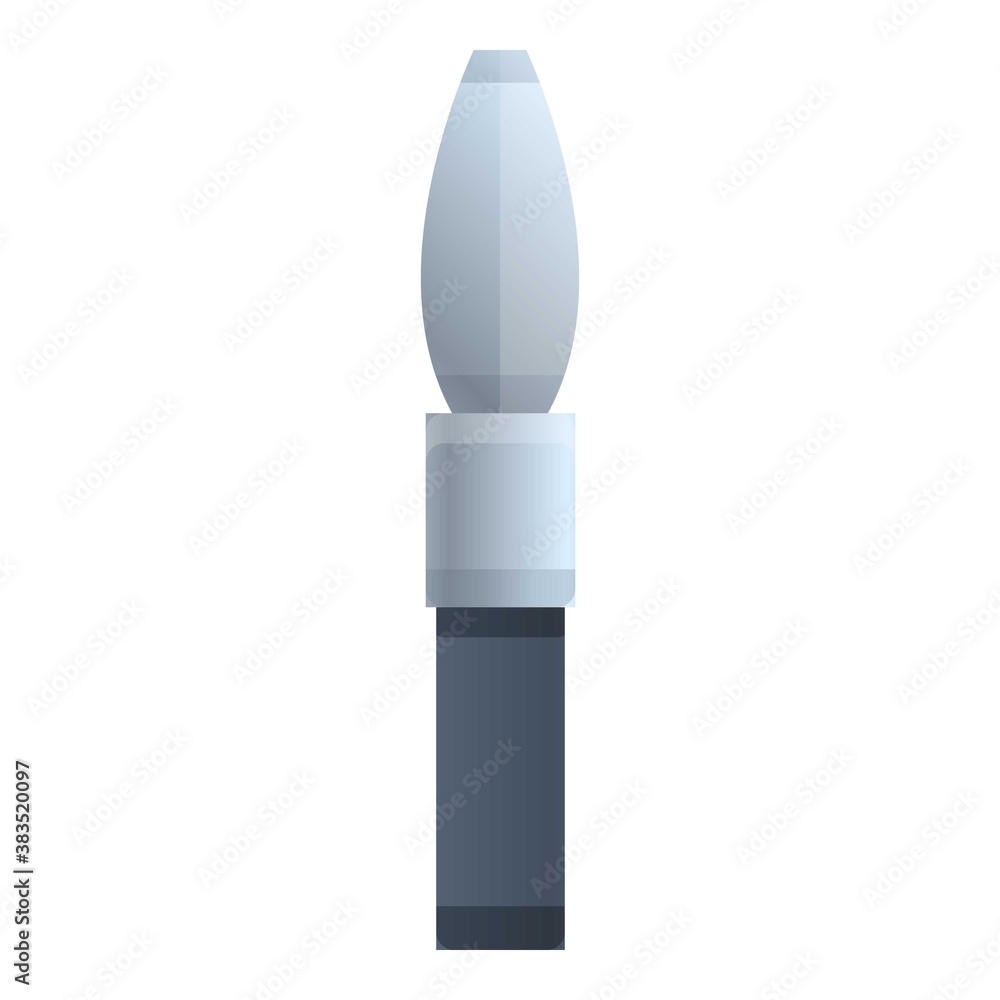 Poster automatic pen icon. cartoon of automatic pen vector icon for web design isolated on white background
