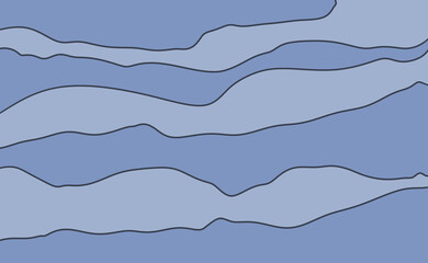 gray and blue abstraction curves shapes and lines