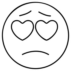 Sad Love Emoji 