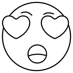 Love Amazed Emoji 