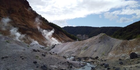view of the mountains