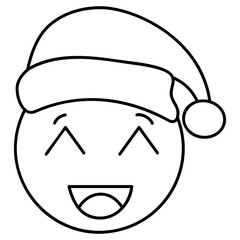 Santa Blush Emoji 
