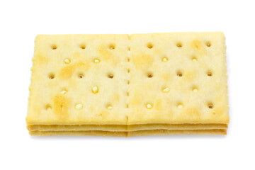 sandwich crackers isolated on white