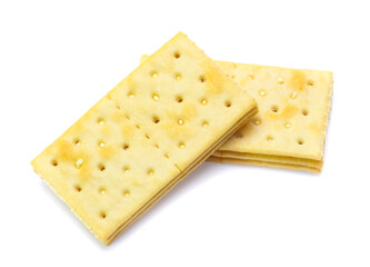 sandwich crackers isolated on white