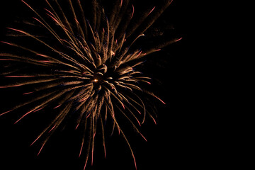 Obraz premium fireworks in the night sky
