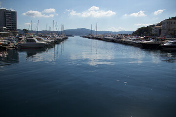 Fototapeta premium Bosphorus and boat views from İstanbul