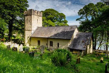 Fototapeta na wymiar Ancient Welsh Church