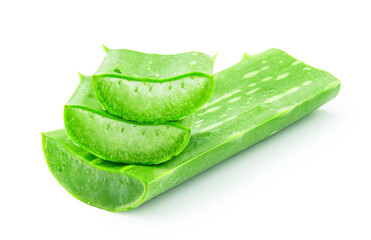 alo vera isolated on white background