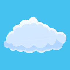 Environment cloud icon. Cartoon of environment cloud vector icon for web design isolated on white background