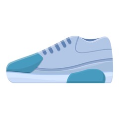 Nike sneakers icon. Cartoon of nike sneakers vector icon for web design isolated on white background - obrazy, fototapety, plakaty