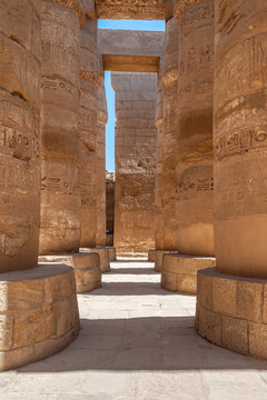 The Great Hypostyle Hall In The Precinct Of Amun Re, Karnak, Eygpt