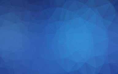 Light BLUE vector abstract mosaic backdrop.