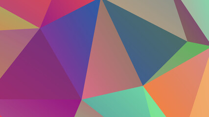 Obraz premium Abstract Color Polygon Background Design, Abstract Geometric Origami Style With Gradient. Presentation, Website, Backdrop, Cover, Banner, Pattern Template