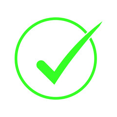 Check mark icon. tick symbol. Vector check icon