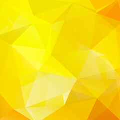 Abstract geometric style yellow background. Vector illustration