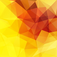 Abstract yellow geometric style background. Vector illustration
