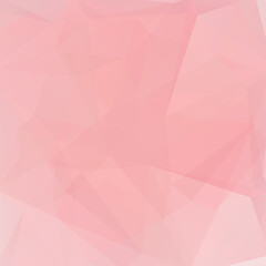 Background of pastel pink geometric shapes. Mosaic pattern. Vector EPS 10. Vector illustration