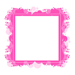 white cover on a colorful background