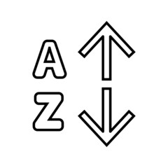 sort icon vector for any purposes