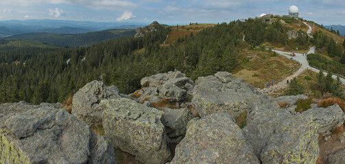 Landscape on Großer Arber in Bavaria,Germany,Europe
