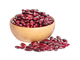 Red bean an  isolated on white background
