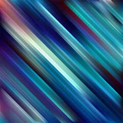 Abstract Blue Straight Lines Background. Vector Illustrartion