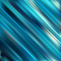 Abstract Blue Straight Lines Background. Vector Illustrartion